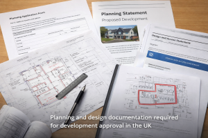 property development process UK planning design construction