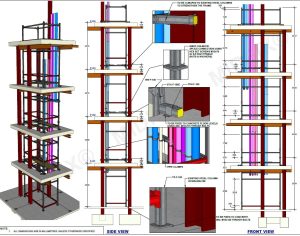 Building services riser placement in a residential conversion plan showing efficient alignment and reduced complexity.