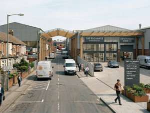 Warehouse successfully converted into commercial use such as workspace or trade counter instead of residential