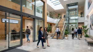 Retail unit without separate entrance to upper floor space