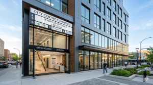 Clear and well-designed entrance improving access to upper floors